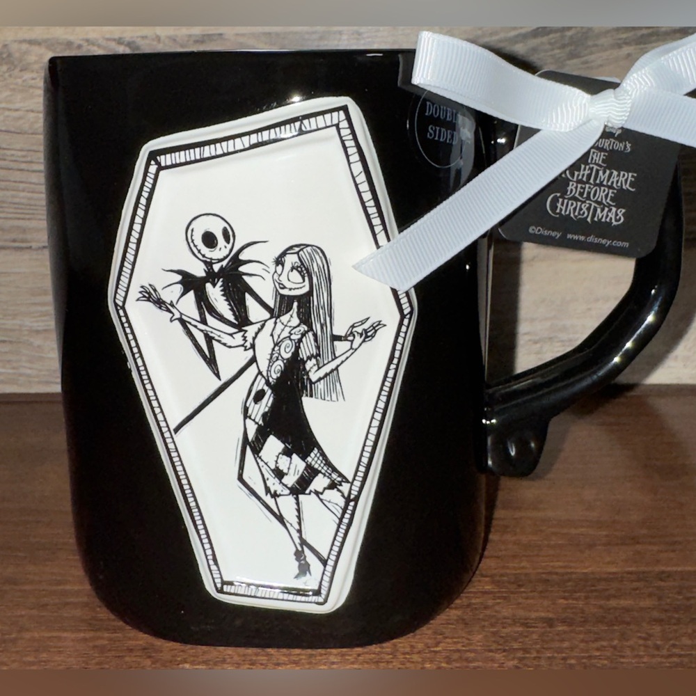 Cute 🥰 Disney by Rae Dunn Jack Skellington & Sally Mug “Nightmares Do Come True”